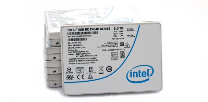 Intel представила новую серию SSD DC P4510