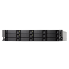 QNAP TS-1273U Сетевой RAID-накопитель, 12 отсеков для HDD, 2 порта 10 GbE SFP+, 2 слота M.2 SSD, стоечное исполнение, 1 блок питания