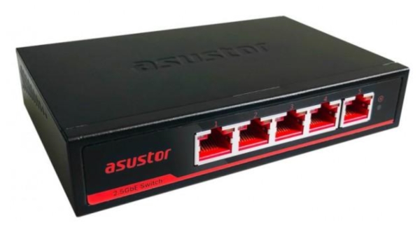 ASUSTOR выпустила 2,5-гигабитный коммутатор ASW205T