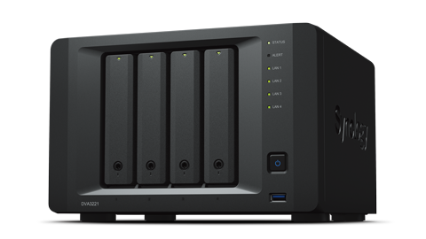 Synology представляет NVR для интеллектуального наблюдения DVA3221