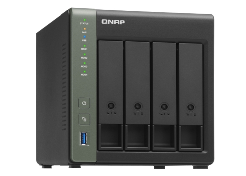 qnap запустила новый nas с 4 отсеками ts-431kx