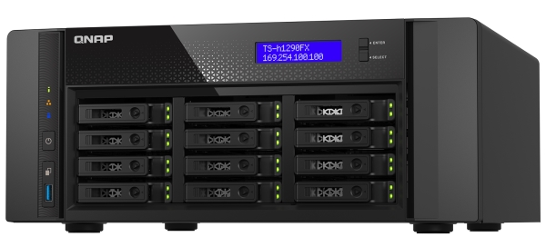 QNAP представила All-Flash NAS TS-h1290FX с процессором AMD EPYC