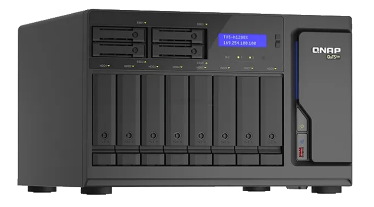 qnap анонсировала новые nas-хранилища tvs-h1288x и tvs-h1688x