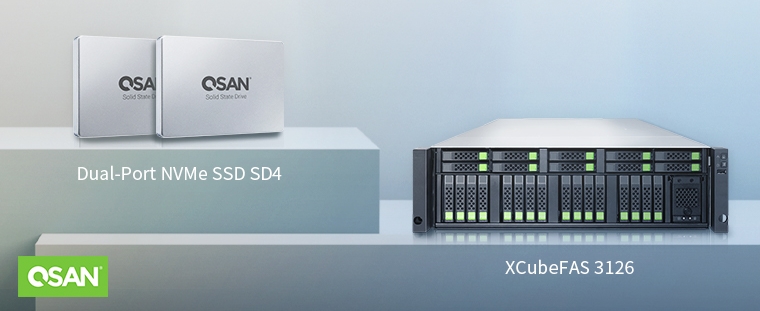 QSAN выпустила SD4 nvme SSD для хранилища XF3126