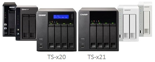 Qnap nas TS-x20 и TS-x21