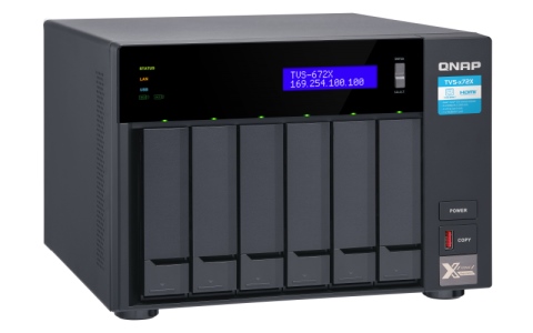 QNAP представила NAS-хранилища TVS-x72X 10GbE с поддержкой 4K HDMI и M.2 NVMe SSD
