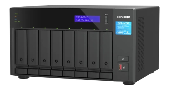 QNAP выпустила NAS-хранилища TVS-hx74T, совместимые с Thunderbolt 4