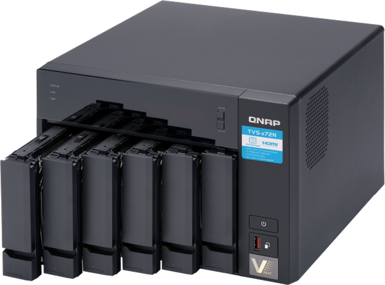 QNAP выпустила экономичное сетевое хранилище TVS-x72N 