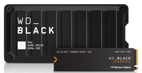 Western Digital анонсировала твердотельные накопители WD BLACK SN850X NVMe и P40 Game Drive
