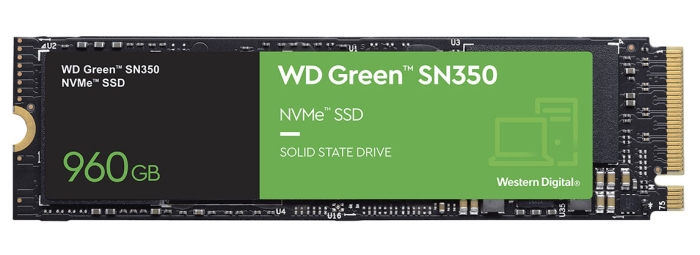Western Digital представила твердотельные накопители WD Green SN350 M.2 NVMe 