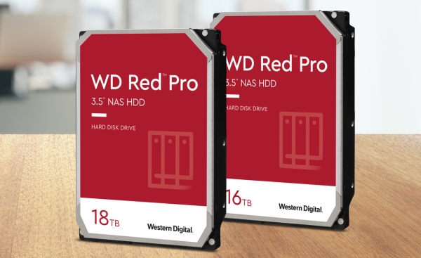 western digital выпустила новые диски wd red pro 16tb и red pro 18tb