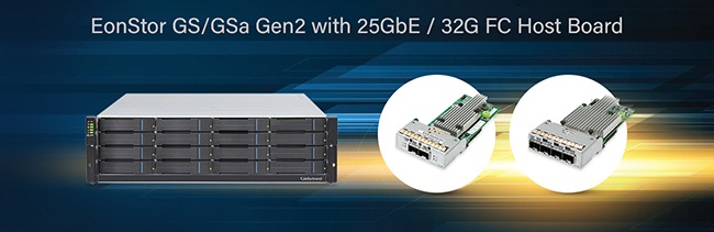 Infortrend анонсировала новые системы хранения EonStor GS / GSa Gen2 с подключением 32G FC и 25GbE