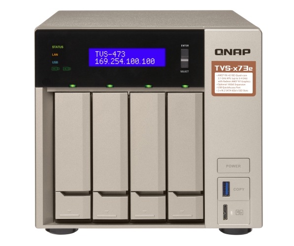  QNAP представила новую серию NAS-хранилищ TVS-x73e 