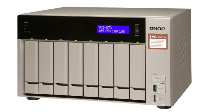  QNAP представила новую серию NAS-хранилищ TVS-x73e 