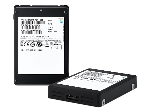 Samsung анонсировала новые накопители SSD PM1643 