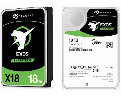 seagate анонсировала жёсткие диски exos x18 вместимостью 18 тб