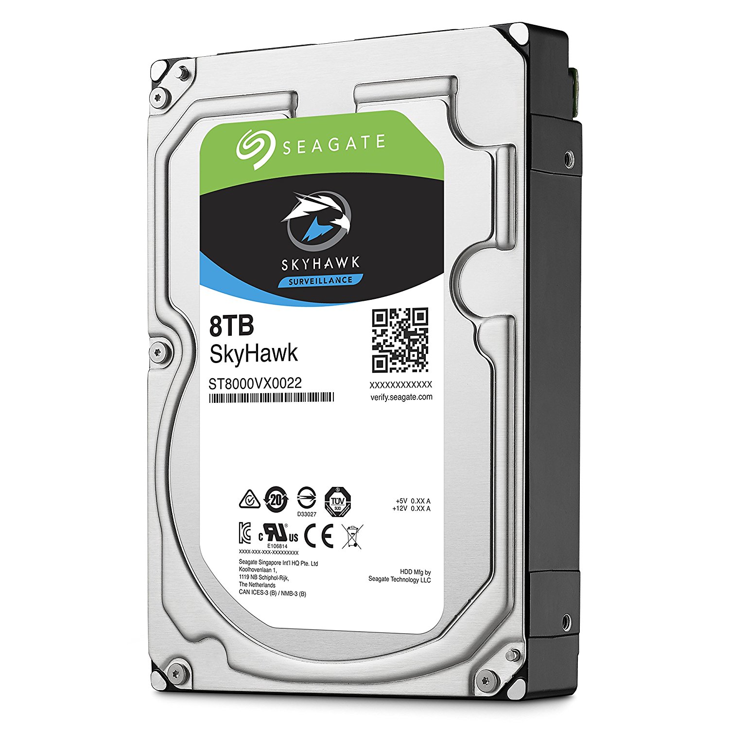 Seagate представила винчестеры SkyHawk AI емкостью 10 ТБ и 8 ТБ