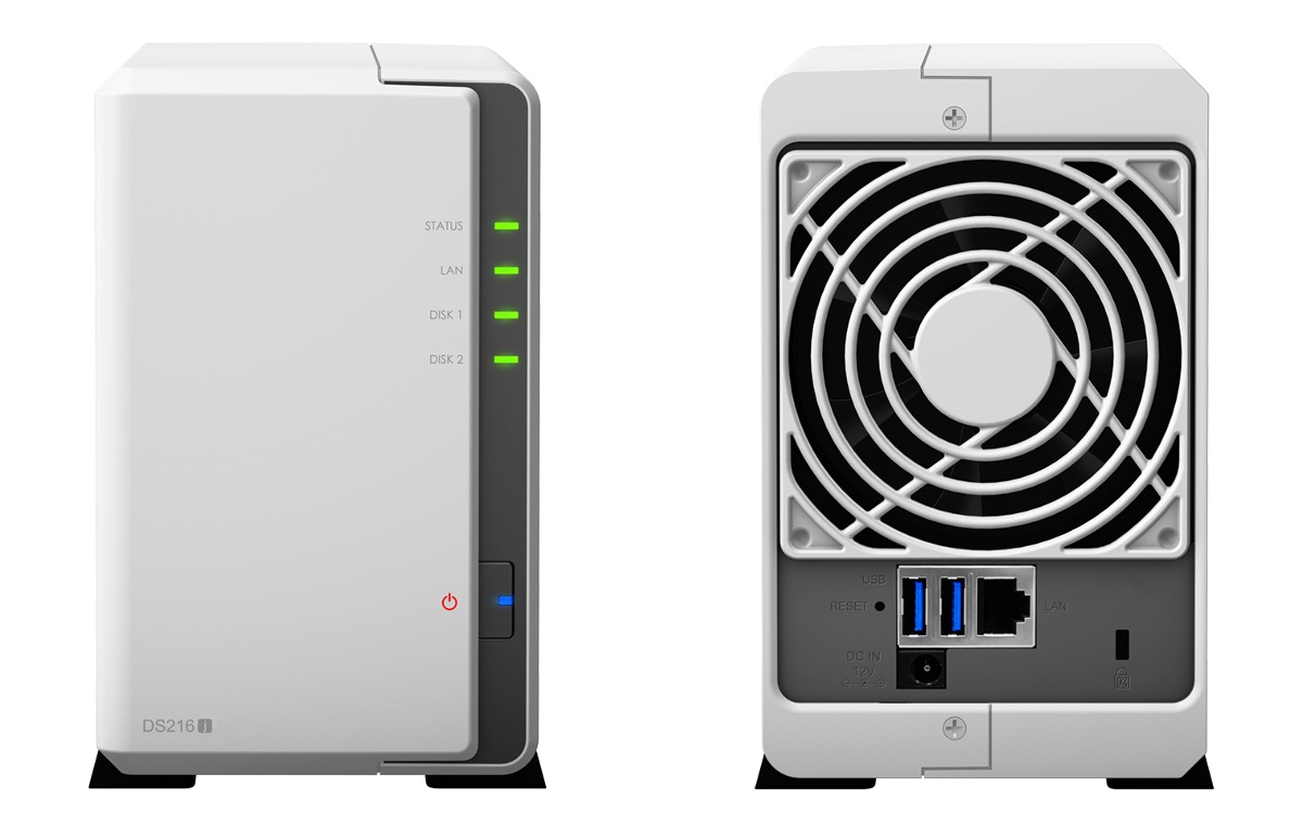 Обзор NAS-сервера Synology DS216j