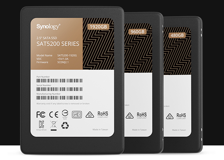 synology представила новый накопитель ssd sat5200 3,84 тб