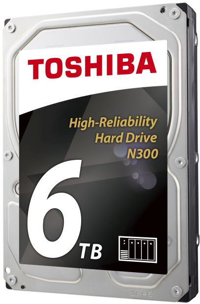 Toshiba представила винчестеры серии N300 на 4 и 6 ТБ