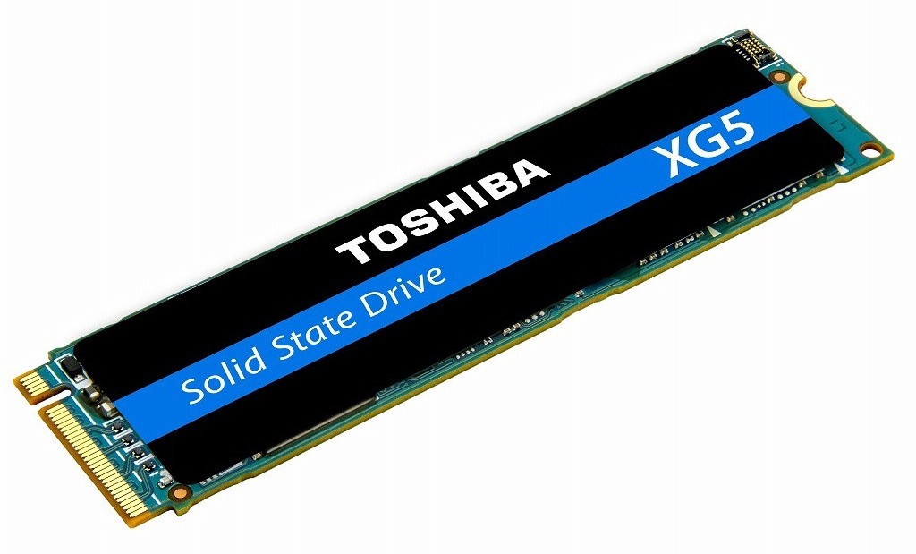 Toshiba представила новые твердотельные диски NVMe SSD XG5 M.2 