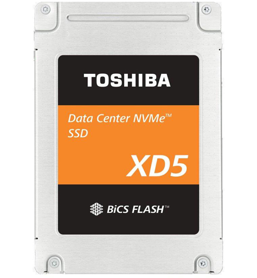 Toshiba расширила серию SSD накопителей XD5