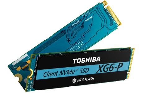 Toshiba представила линейку SSD накопителей XG6-P