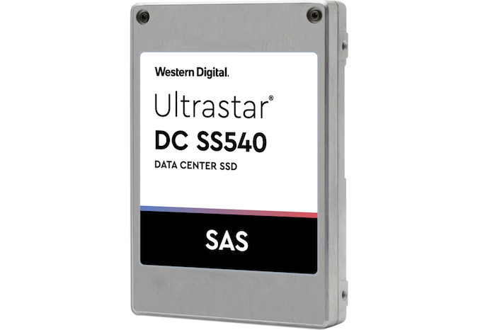 Western Digital объявила о выпуске Ultrastar DC SS540 SAS SSD