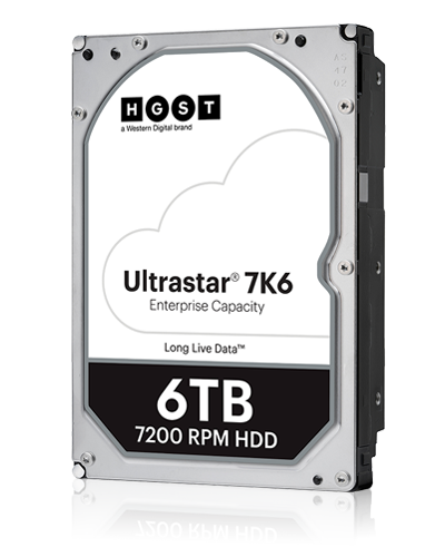 Western Digital анонсировала промышленные винчестеры среднего класса Ultrastar 7K6 и 7K8