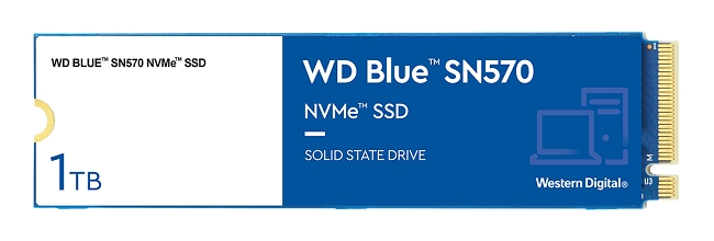 Western Digital выпустила твердотельный накопитель WD Blue SN570 NVMe