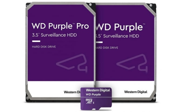 Western Digital представила новую линейку HDD для систем видеонаблюдения - WD Purple Pro 