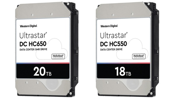 Western Digital выпустила жесткие диски Ultrastar DC HC550 и HC650
